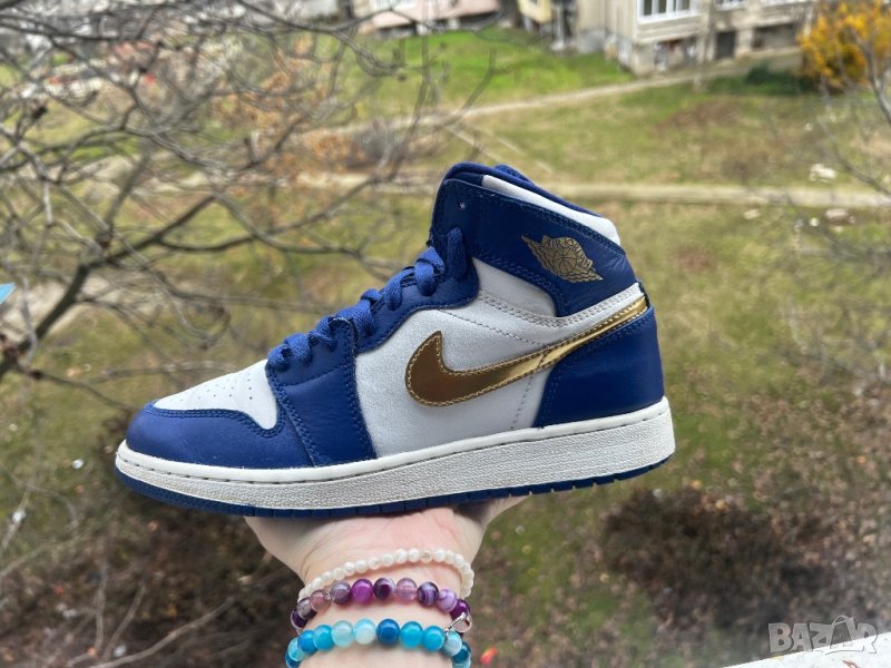 Jordan 1 Retro High Gold Medal — номер 38, снимка 1