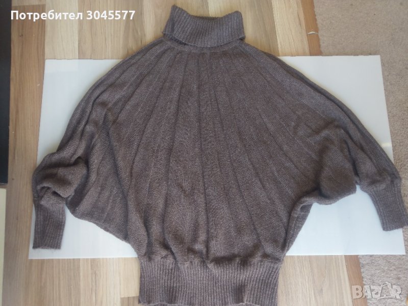 Пуловер тип прилеп вълнен, снимка 1