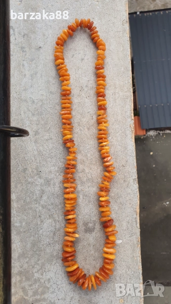 Голям кехлибарен гердан 75 грама, снимка 1