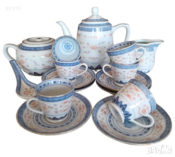 Рядка находка! Сервиз за кафе от фин порцелан. За дома, кухня, трапезария, сервиз., снимка 1