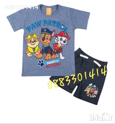 Дрехи Пес Патрул комплект блуза тениска потник, снимка 1