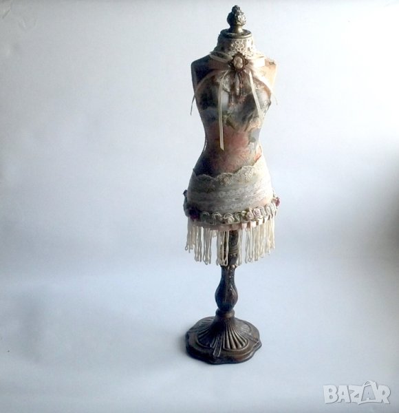 50см манекен, форма на рокля, ръчно декорирана, снимка 1