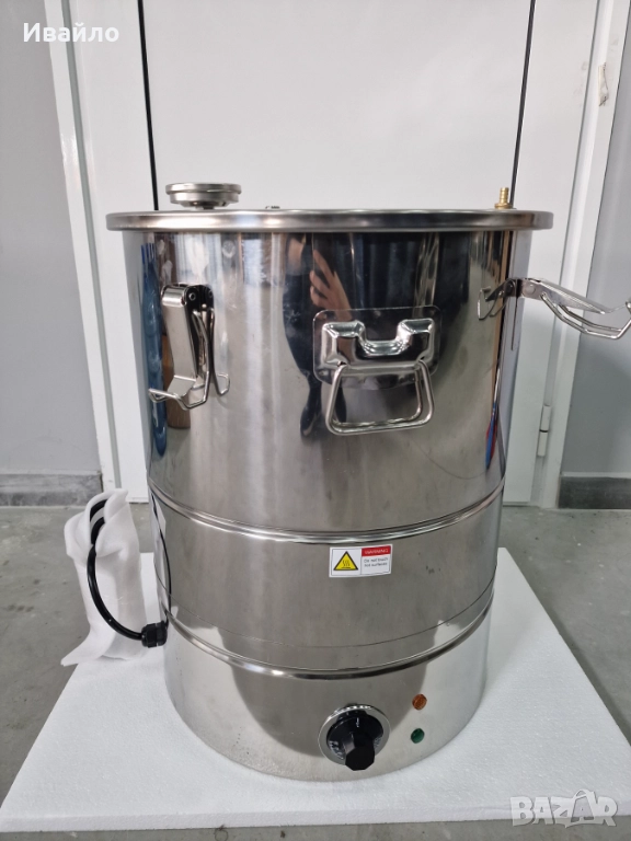 Казан за ракия на ток 50 литра VEVOR, снимка 1