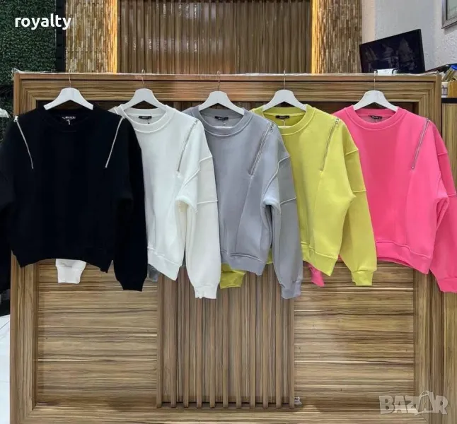 Топли памучни ватирани блузи, снимка 1