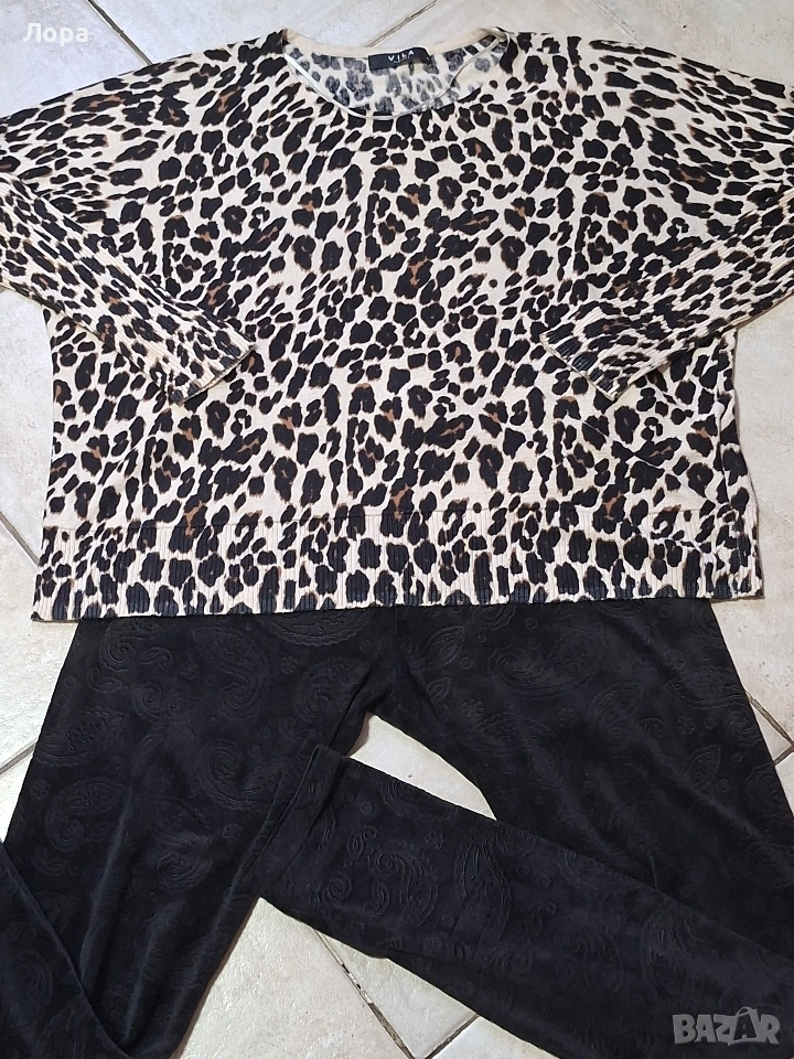 Дамски сет клин и блуза , снимка 1