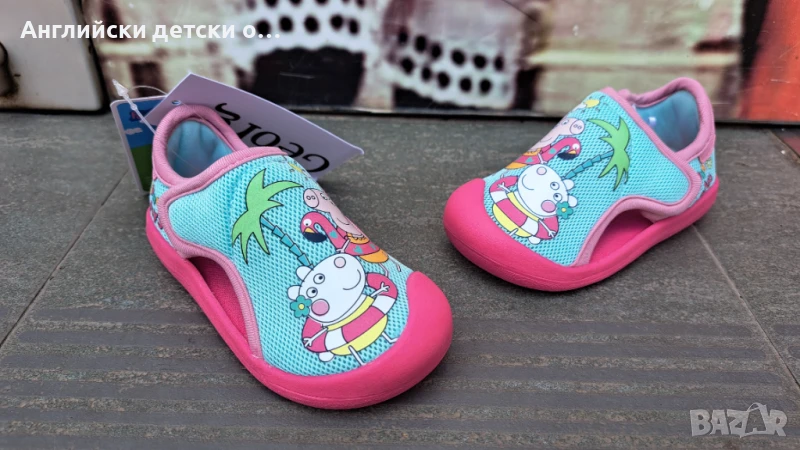 Английски детски кецки с Pepa Pig-George, снимка 1