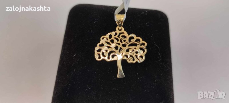 Нова Златна висулка дървото на живота-1,03гр/14кр, снимка 1