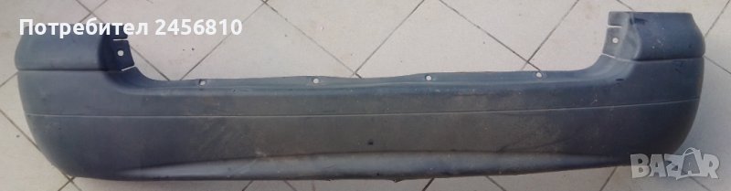 Задна броня за Renault Scenic 1, фаза 1, черна, снимка 1