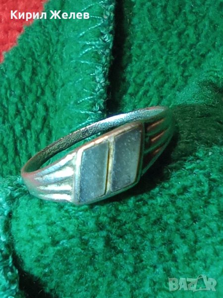 СТАР СЕДЕФЕН СРЕБЪРЕН РЕТРО АРТ ПРЪСТЕН СРЕБРО 925 МАЙСТОРСКА РЪЧНА ИЗРАБОТКА 40160, снимка 1