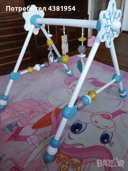 Трапецовидна арка за игра/ бебешка гимнастика Solini Polar Play, снимка 1