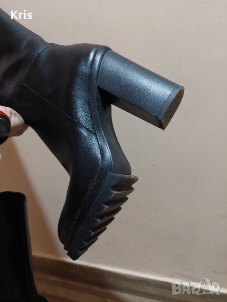 Дамски ботуши естествена кожа, номер 38, снимка 1