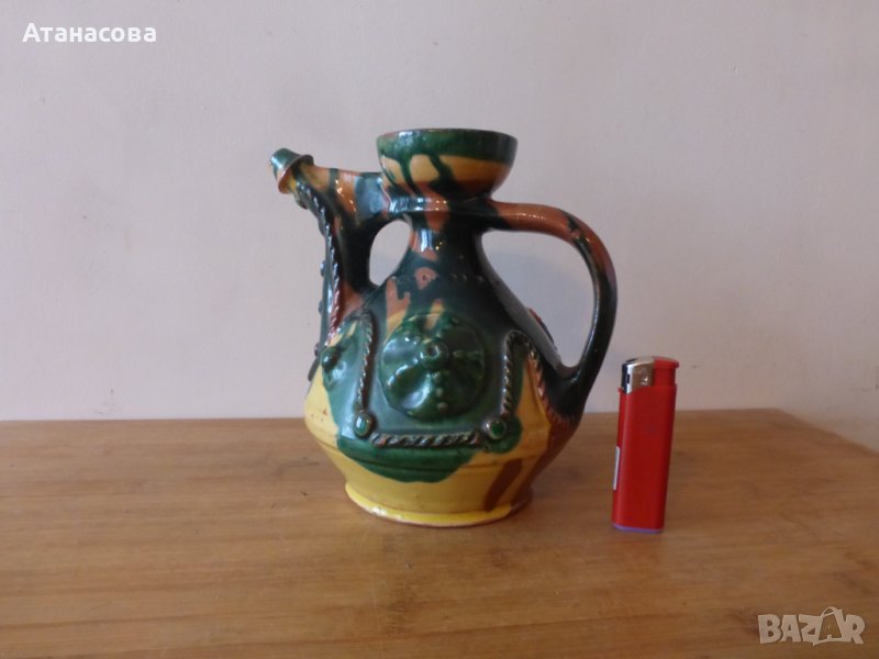 Керамична стомна крондир павур Троянска керамика, снимка 1