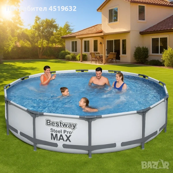 BESTWAY Сглобяем Басейн STEEL PRO MAX 3.66M X 76CM, снимка 1
