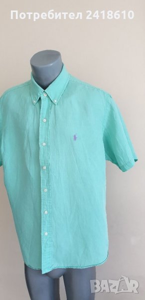 POLO Ralph Lauren Len/Silk Mens Size XL ОРИГИНАЛ! Лен/Коприна Мъжка Риза!, снимка 1