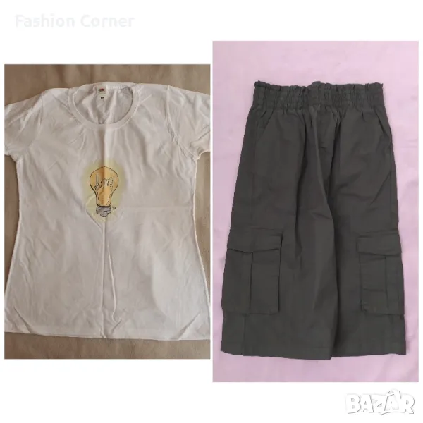 НОВ комплект тениска и пола с висока талия М размер, Спиди/лично предаване , снимка 1