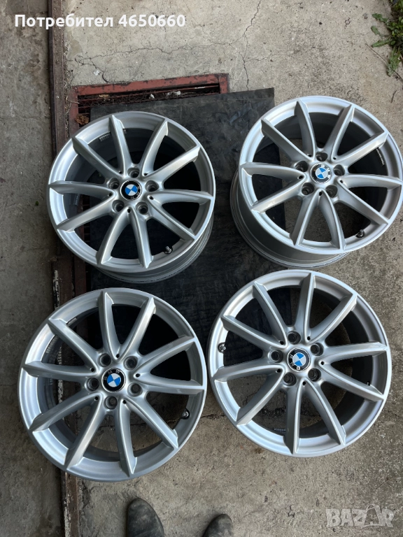 17 цолови алуниеви джанти за БМВ Х1 (BMW) със сензори, снимка 1