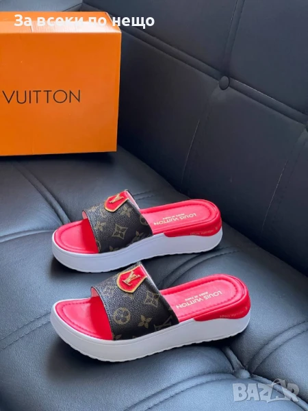 Louis Vuitton Дамски Чехли Луис Витон Код E445, снимка 1