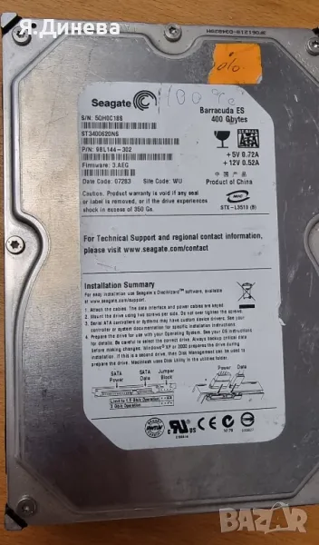 Хард диск за настолен компютър 400гб , снимка 1