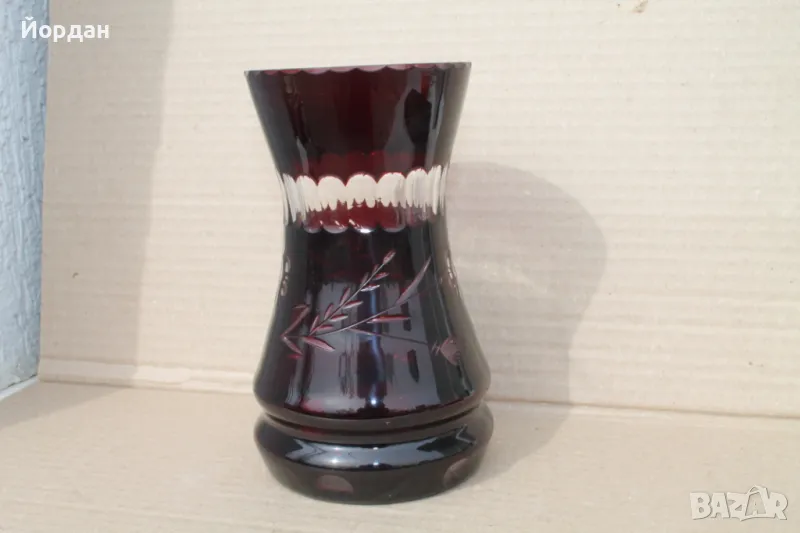 Кристална ваза ''бохемия'', снимка 1