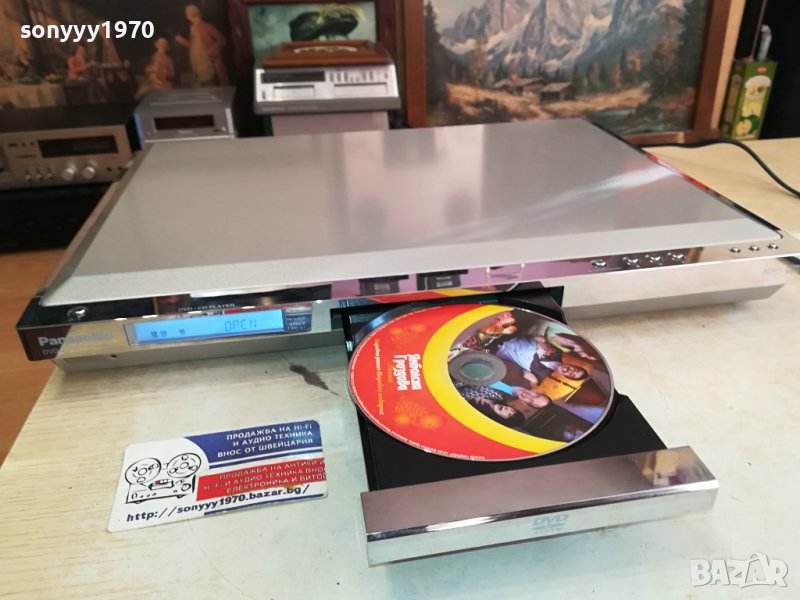 PANASONIC DVD-XV10 DVD/CD PLAYER-ВНОС SWISS LNVR3112231324, снимка 1