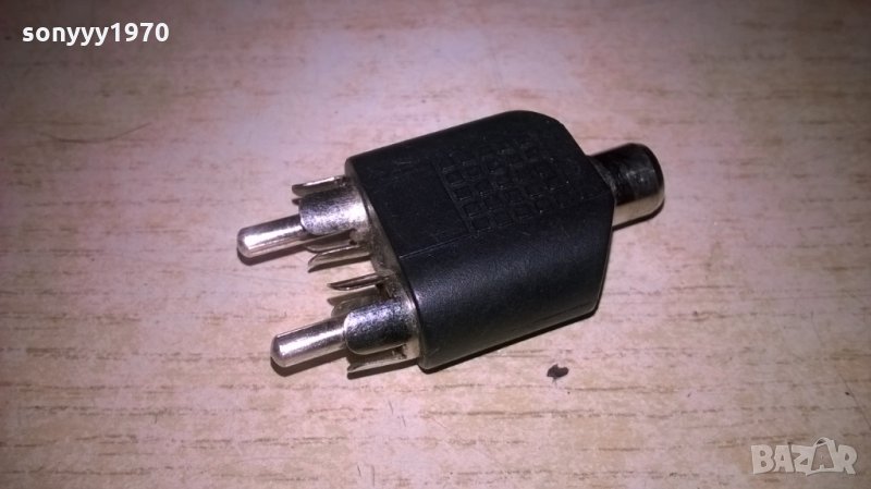 чинч-жълт-видео разклонител-преход, снимка 1