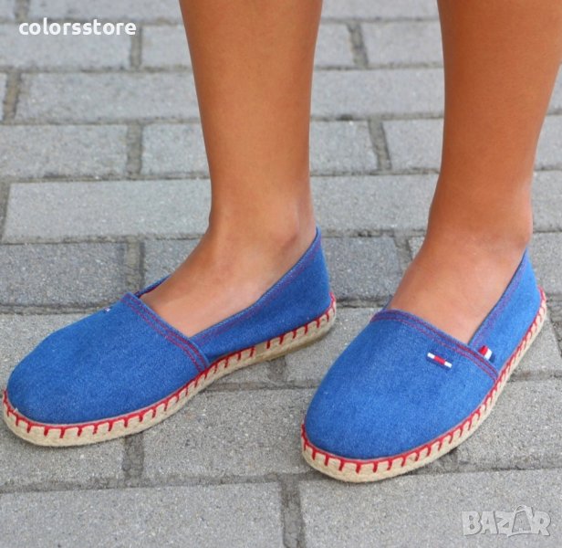 Равни обувки - сини - 523S, снимка 1