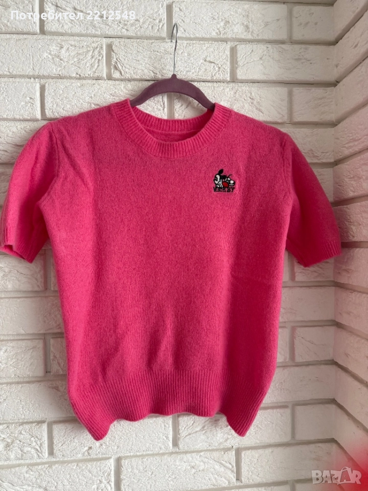 Дамска розова блуза, снимка 1