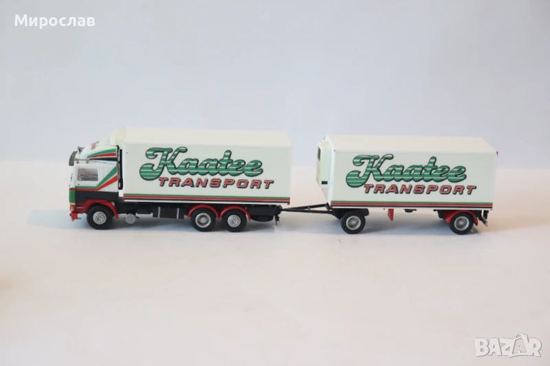 HERPA H0 1/87 VOLVO МОДЕЛ КОЛИЧКА КАМИОН TIR, снимка 1