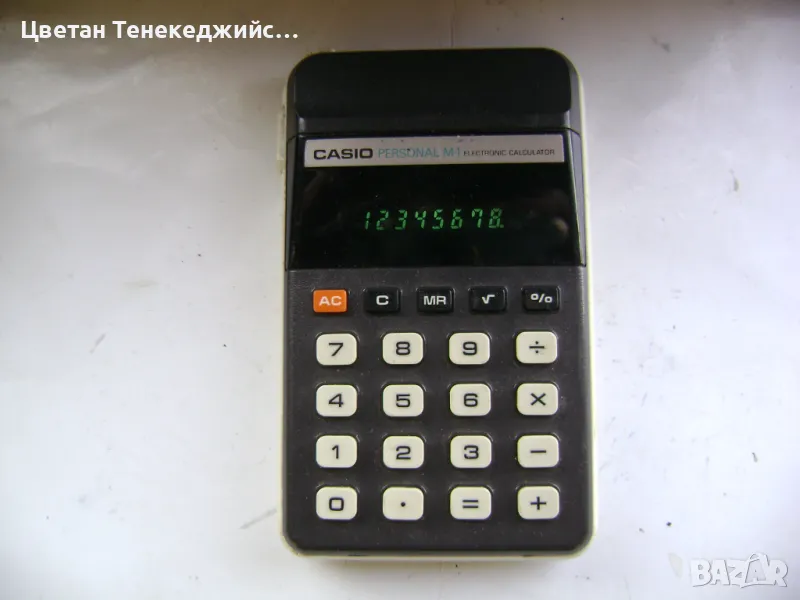 Продавам ретро калкулатор Casio Personal M1 , снимка 1