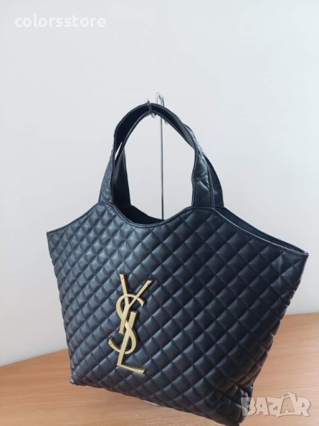 Луксозна черна чанта YSL код DS-T54E, снимка 1