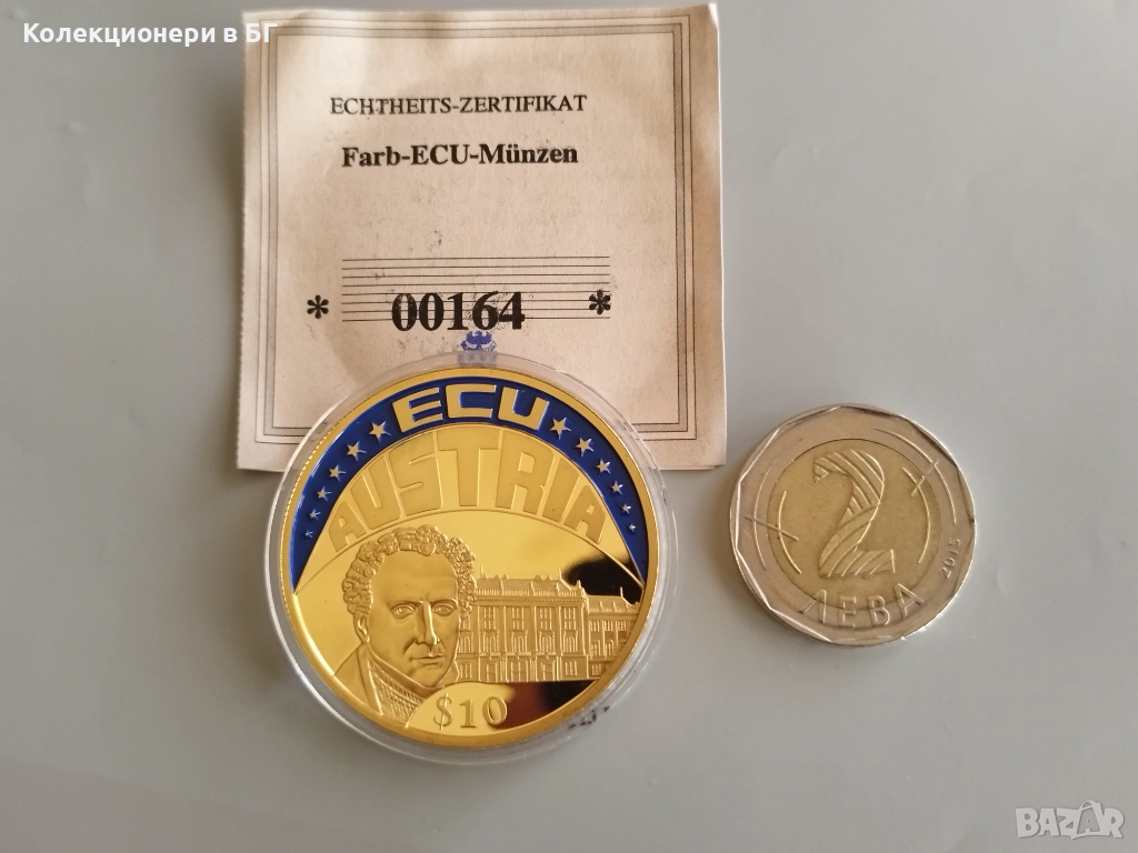 ГОЛЯМА ‼ПОЗЛАТЕНА‼ ВЪЗПОМЕНАТЕЛНА МОНЕТА - ЛИБЕРИЯ, снимка 1