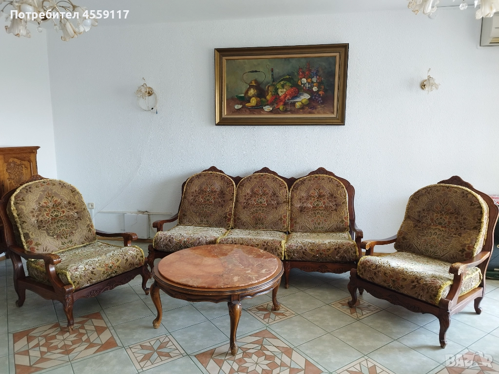 Комплект мебели в стил Луи XV , снимка 1