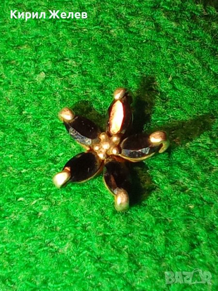 ФЛОРАЛНА СРЕБЪРНА АРТ АПЛИКАЦИЯ УКРАШЕНИЕ с ФАСЕТИРАНИ КАМЪНИ КРИСТАЛИ 39961, снимка 1