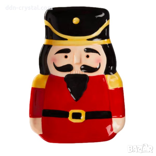 Комплект от 10бр. порцеланови чинии лешникотрошач, снимка 1