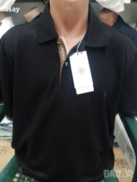 Мъжка тениска БОГНЕР в черен цвят , снимка 1