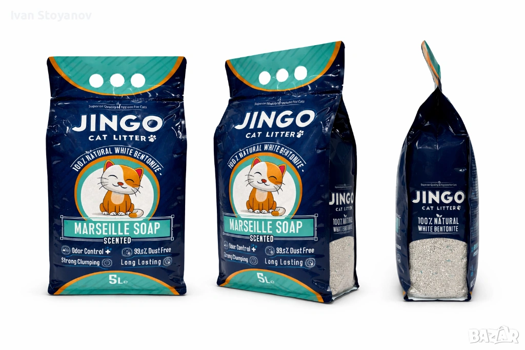 Котешка тоалетна - бентонит, снимка 1