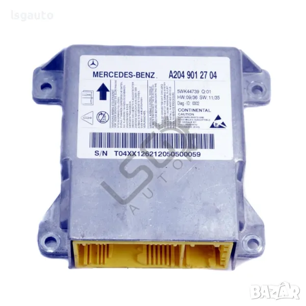 AIRBAG модул Mercedes-Benz C-Class 204 (W/S/C) 2007-2014 ID: 144750, снимка 1