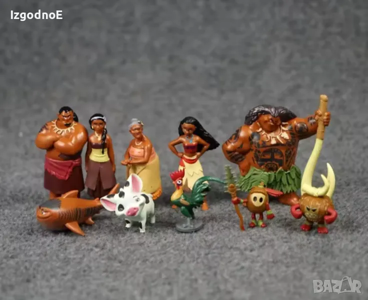 Фигурки за торта принцеса Моана Смелата Ваяна, снимка 1