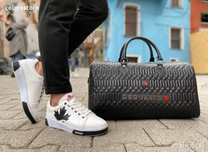 Мъжки бели кецове  Dsquared2 кодVL115, снимка 1