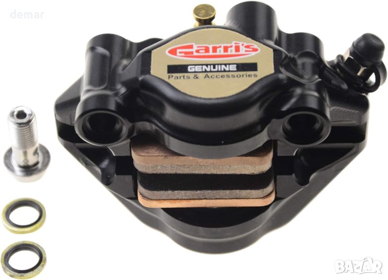 GOOFIT Мотоциклетен заден спирачен апарат GP Crab, черен, снимка 1