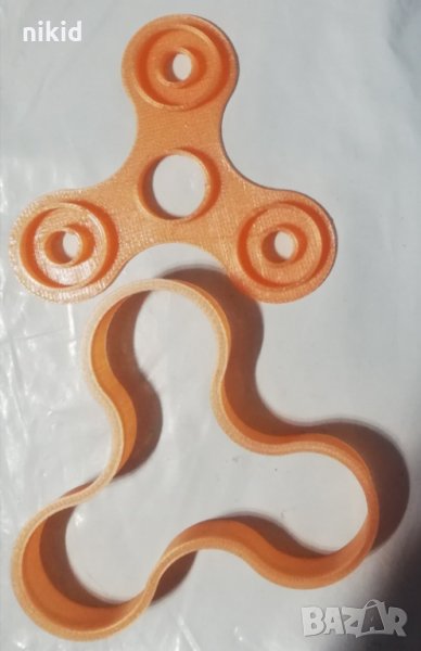 Спинър Спинер пластмасов резец форма фондан тесто бисквитки, снимка 1