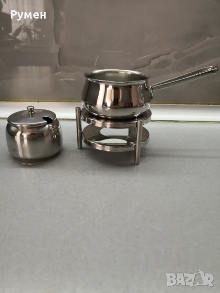 Иноксов сет за кафе , снимка 1