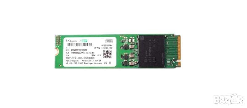 Нов HP Hynix 128GB NVMe 2280 SSD диск за компютър/лаптоп, снимка 1