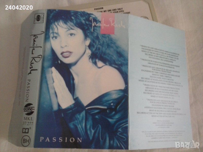 Jennifer Rush – Passion оригинална касета, снимка 1