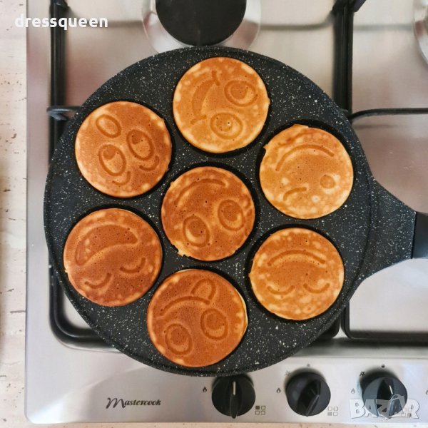 3947 Детски тиган за малки палачинки с усмивки, снимка 1