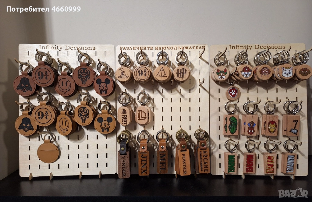 Дървени Ключодържатели , снимка 1