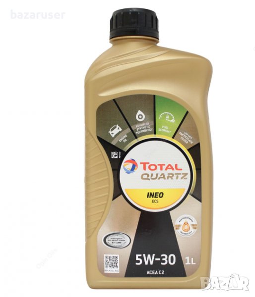 Двигателно масло TOTAL 5W30 Ineo ECS 1л., снимка 1