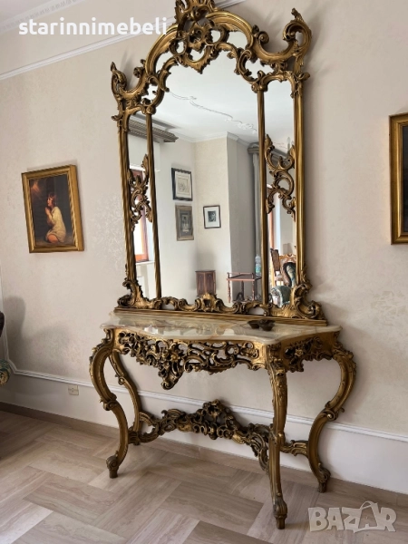 Голяма барокова конзола, снимка 1
