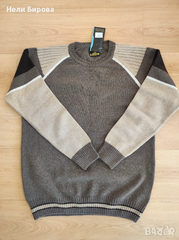 Зимен мъжки пуловер, размер М, снимка 1