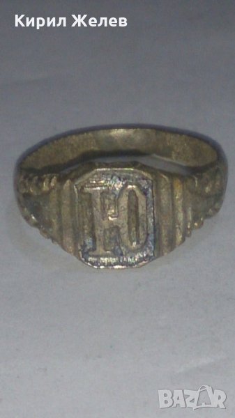Старинен пръстен сачан над стогодишен- 59571, снимка 1